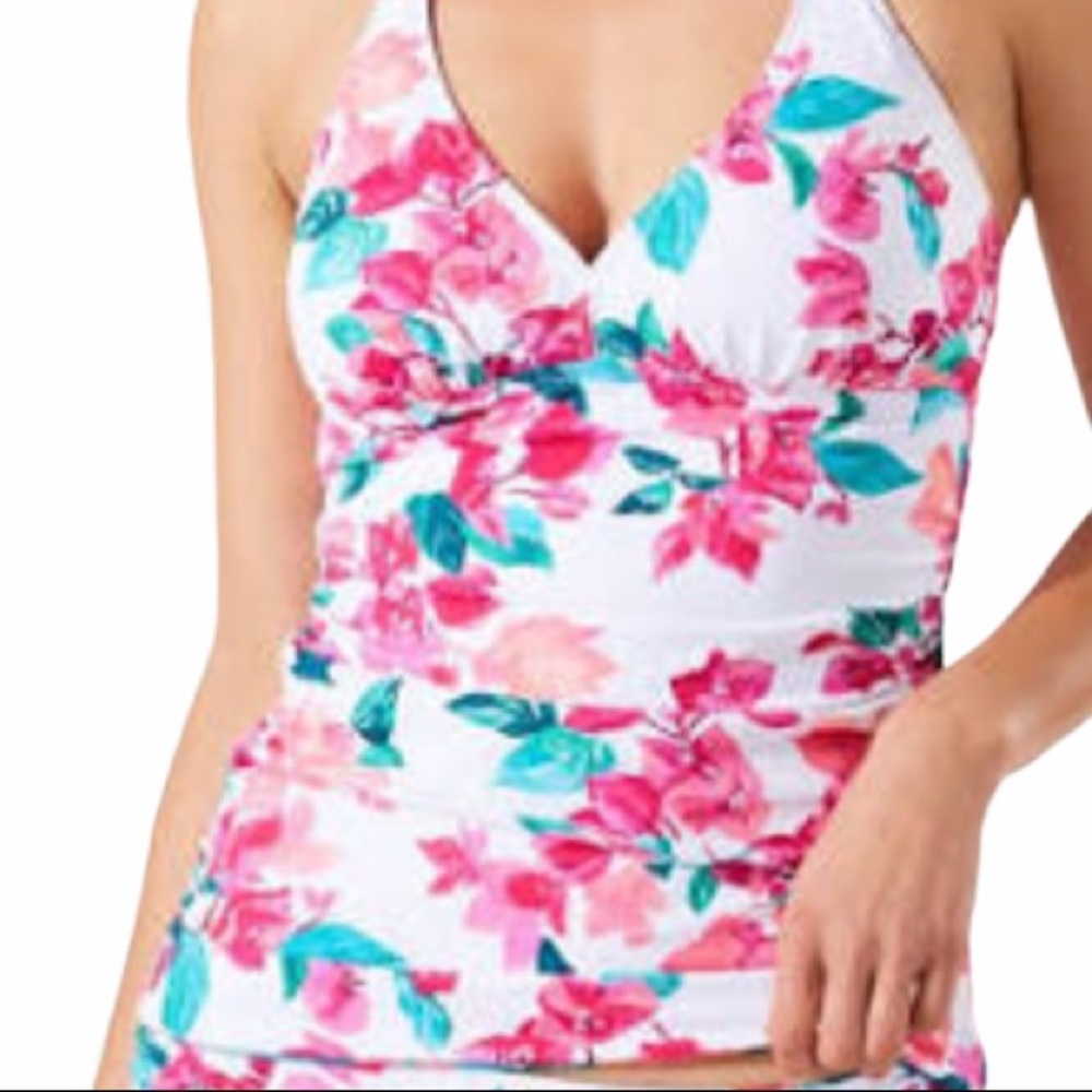 NEW Tommy Bahama Women's Reversible Halter Tankini